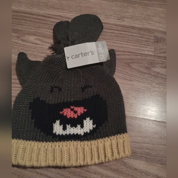 Boy's carter's NWT Hat & Mittens - Picture 7 of 11